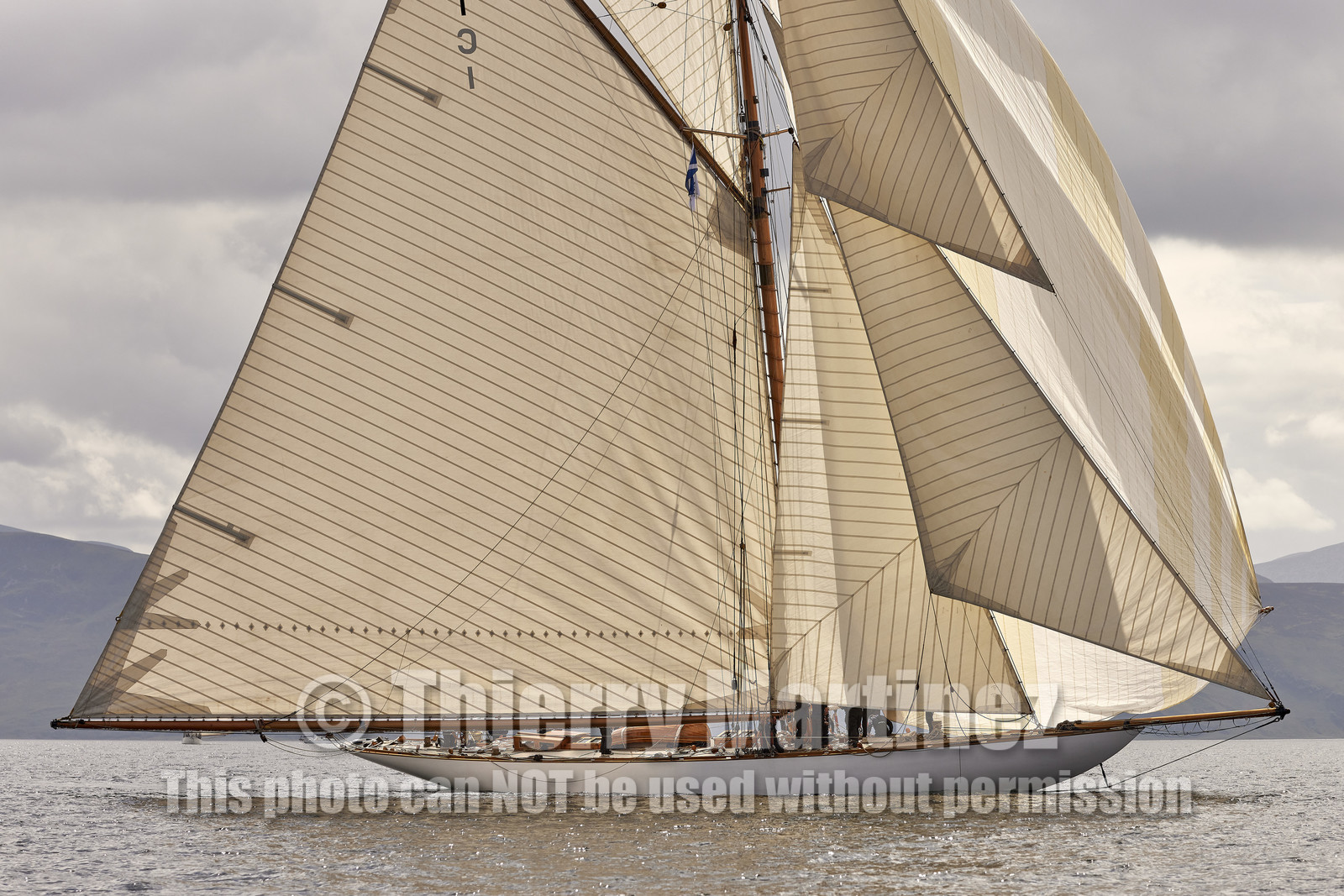 22_23015  © Thierry Martinez.FAIRLIE,SCOTLAND - UK 14th June 20222022 RICHARD MILLE FIFE REGATTA.Day 4 :ROTHESAY (ISLE OF BUTE) to PORTAVADIE.