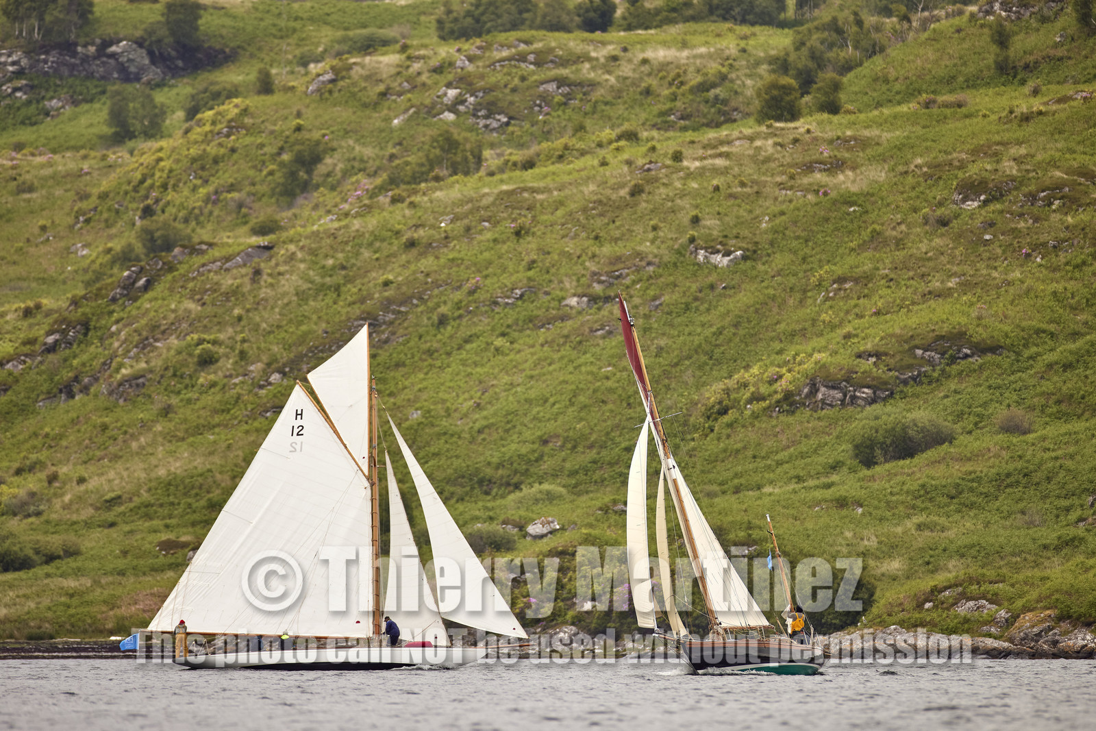 22_22086  © Thierry Martinez.FAIRLIE,SCOTLAND - UK 14th June 20222022 RICHARD MILLE FIFE REGATTA.Day 4 :ROTHESAY (ISLE OF BUTE) to PORTAVADIE.