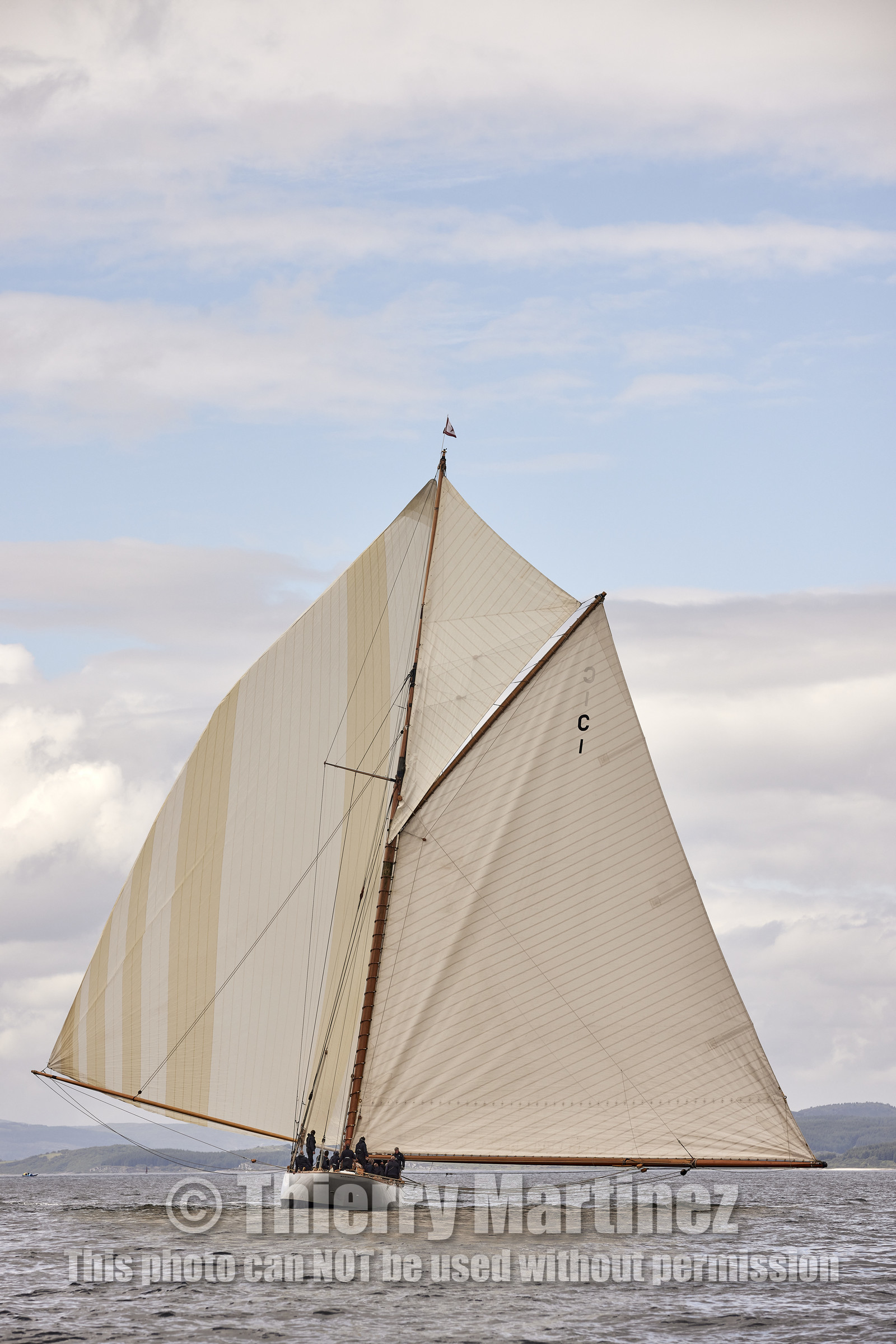 22_22847  © Thierry Martinez.FAIRLIE,SCOTLAND - UK 14th June 20222022 RICHARD MILLE FIFE REGATTA.Day 4 :ROTHESAY (ISLE OF BUTE) to PORTAVADIE.