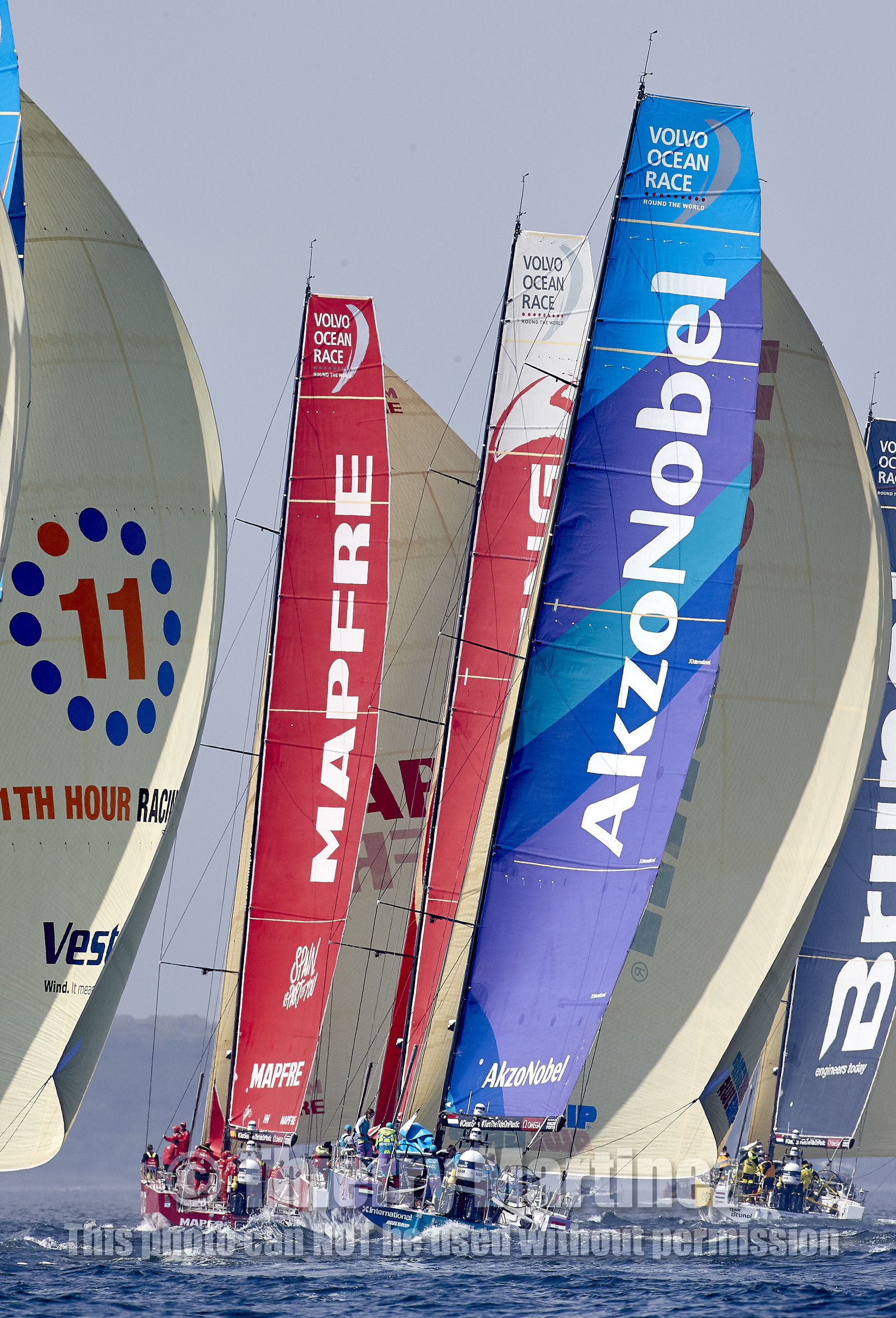 team AkzoNobel  in Volvo Ocean Race 2017-18.