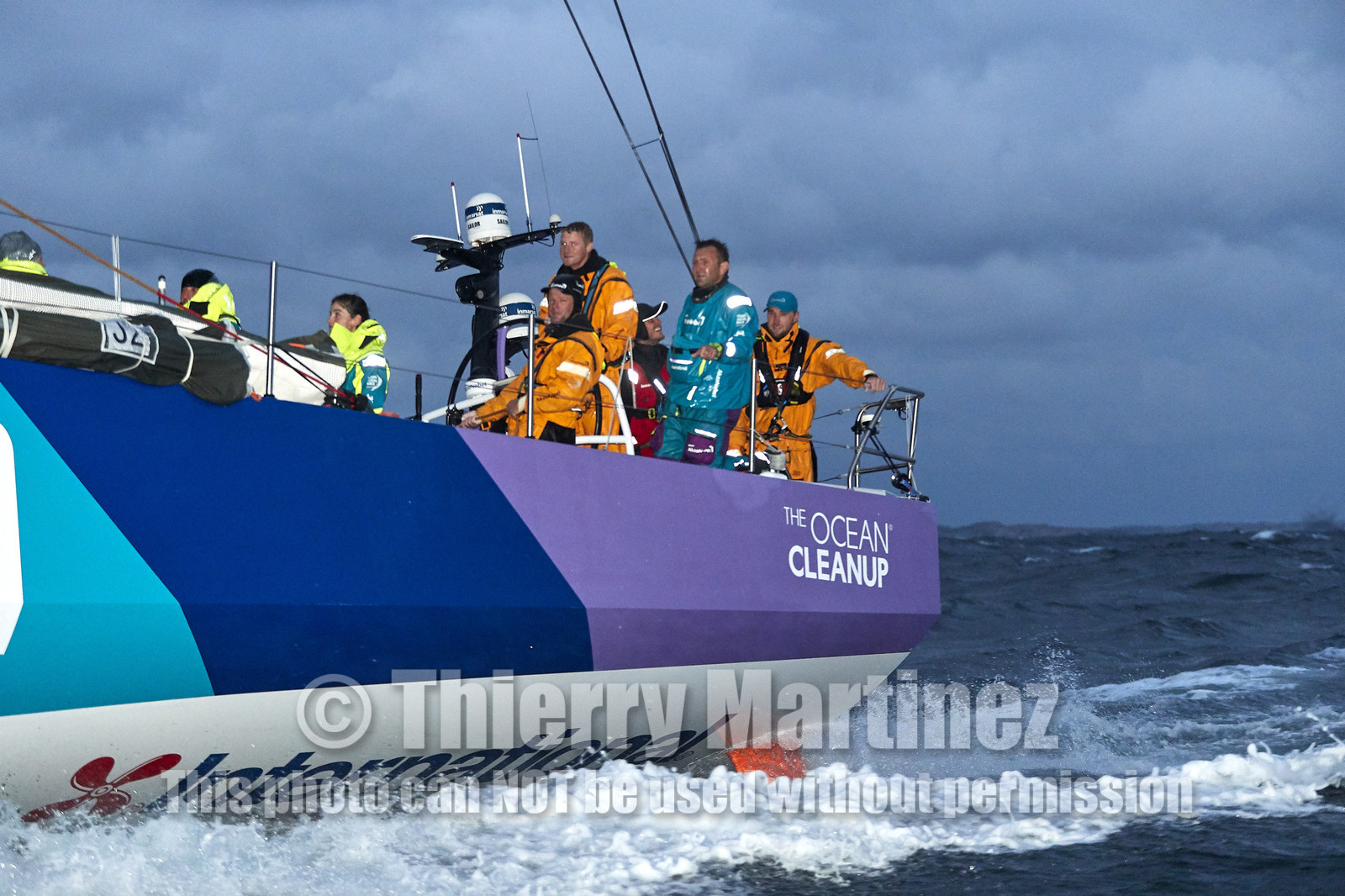 team AkzoNobel  in Volvo Ocean Race 2017-18.