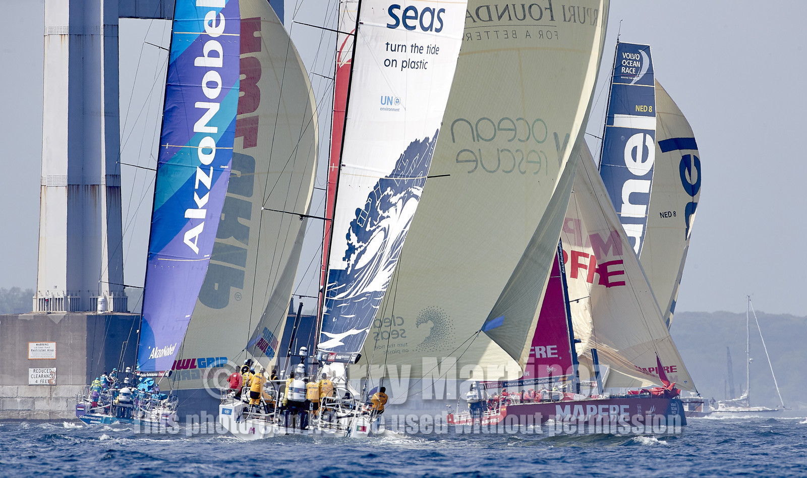 team AkzoNobel  in Volvo Ocean Race 2017-18.