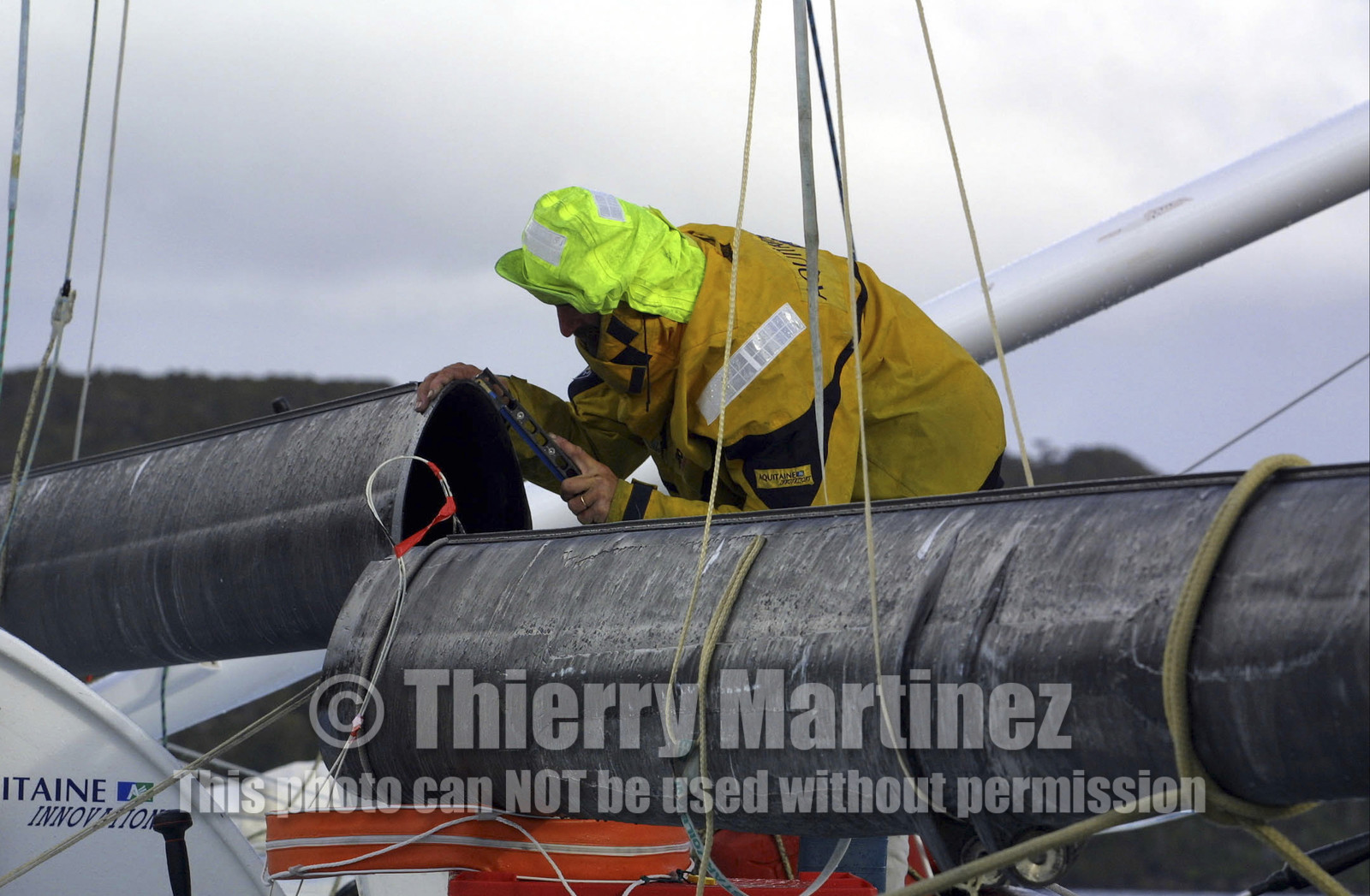 Yves Parlier (FRA) Vendée Globe 2000-01