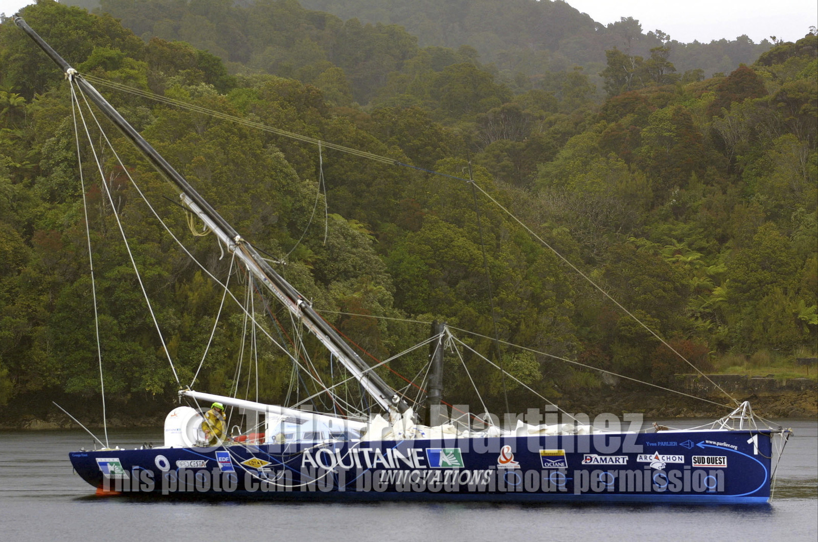 Yves Parlier (FRA) Vendée Globe 2000-01