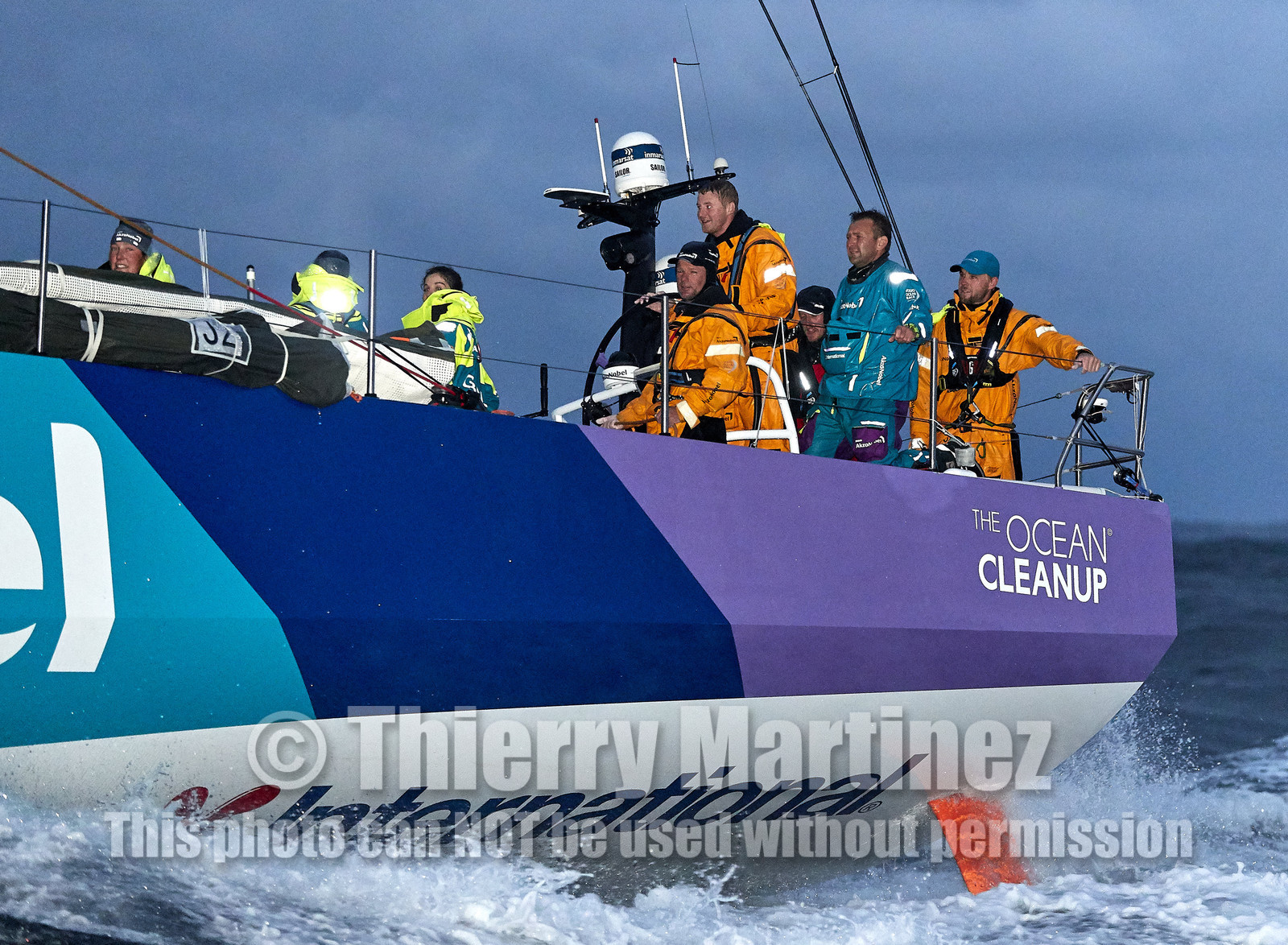 team AkzoNobel  in Volvo Ocean Race 2017-18.