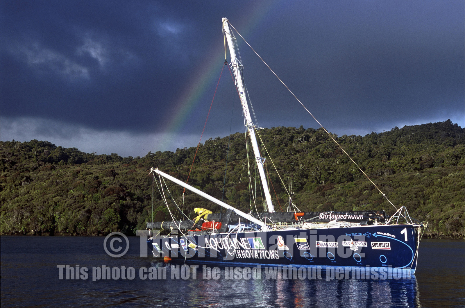 Yves Parlier (FRA) Vendée Globe 2000-01