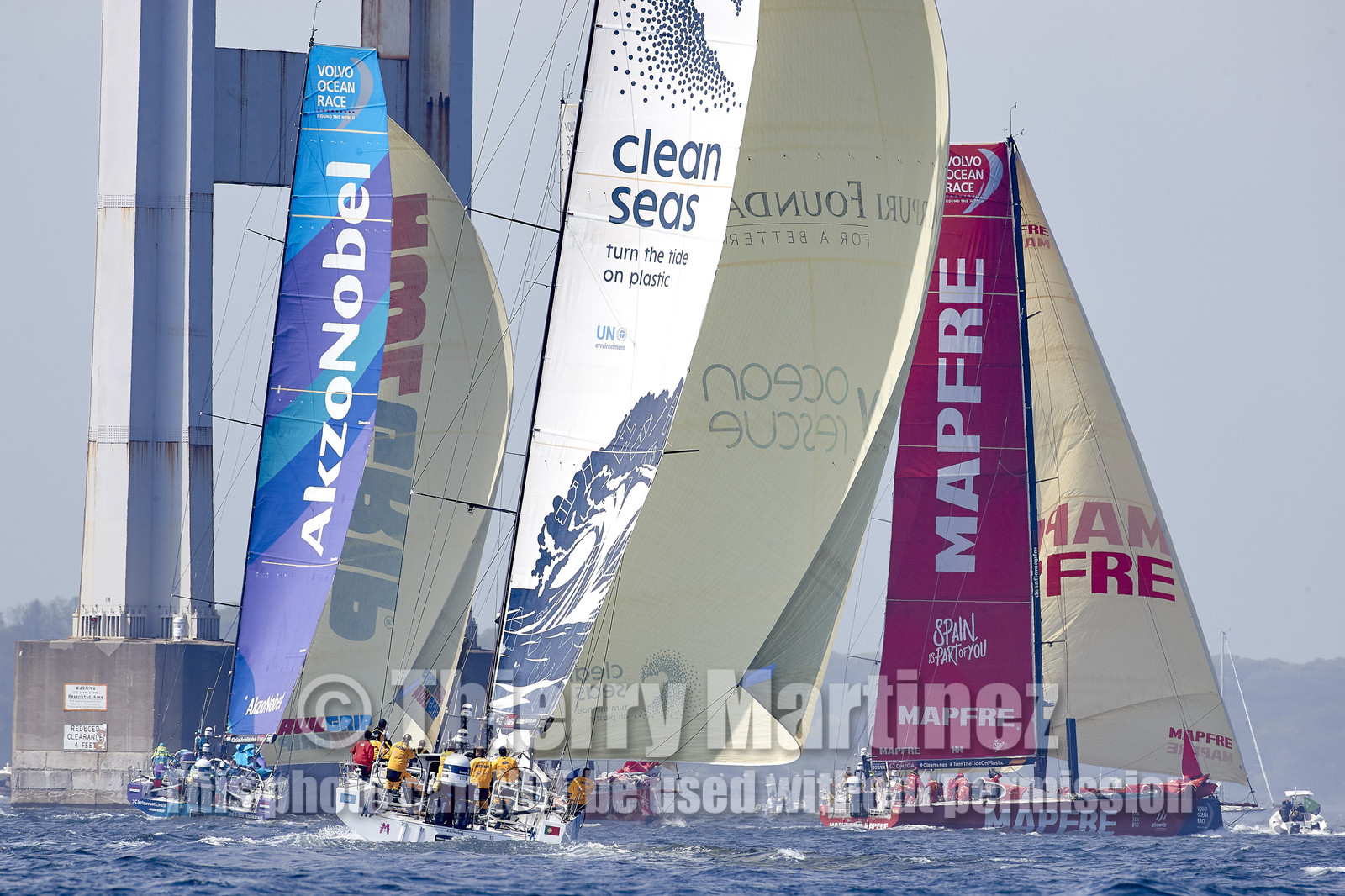 team AkzoNobel  in Volvo Ocean Race 2017-18.