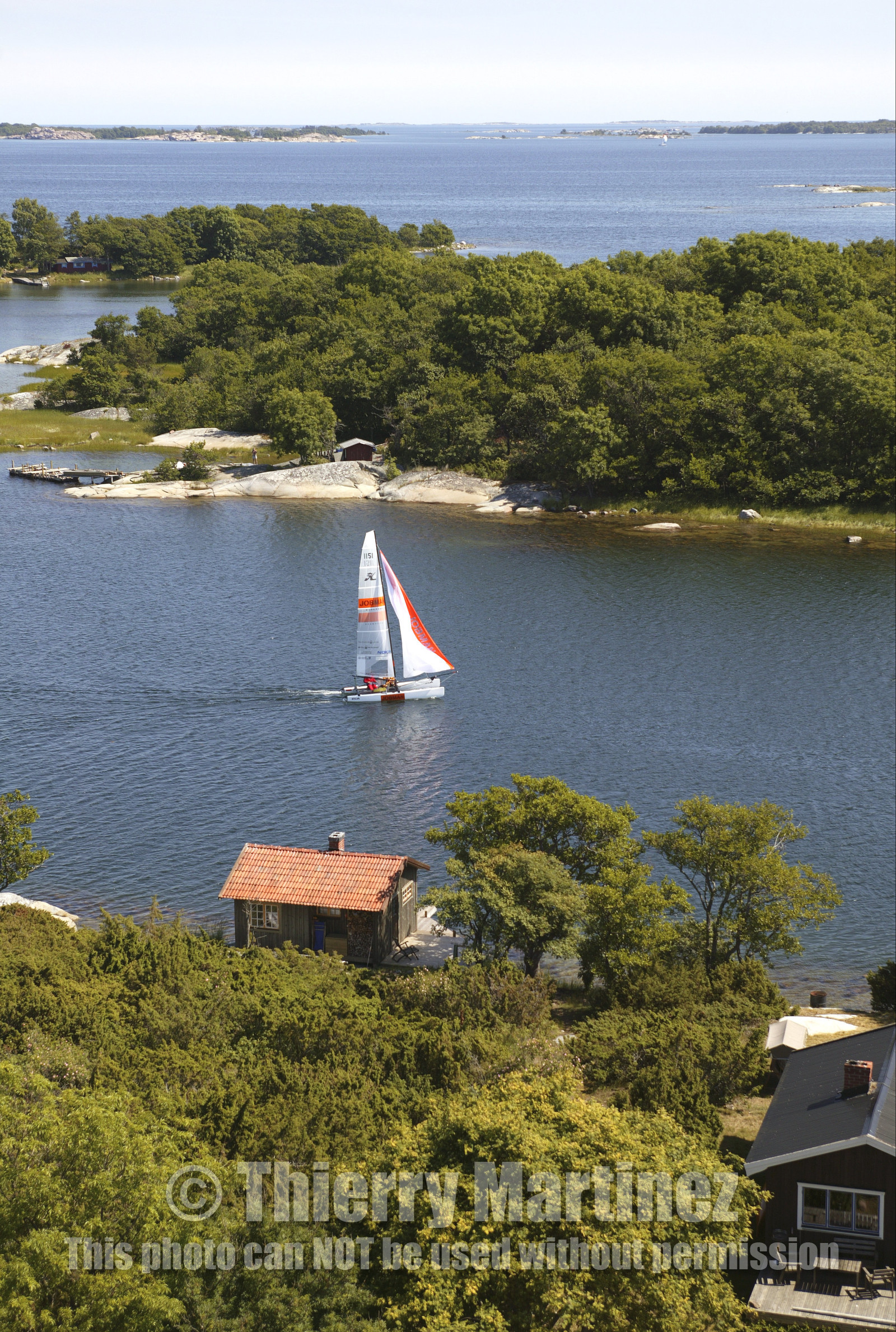 03_3165D  © Th.Martinez,STOCKHOLM ARCHIPELAGO-SWEDEN9 07 03-Archipelago Raid (2003)  Leg 2.JOBMAN arriving at RODLOGA check point.