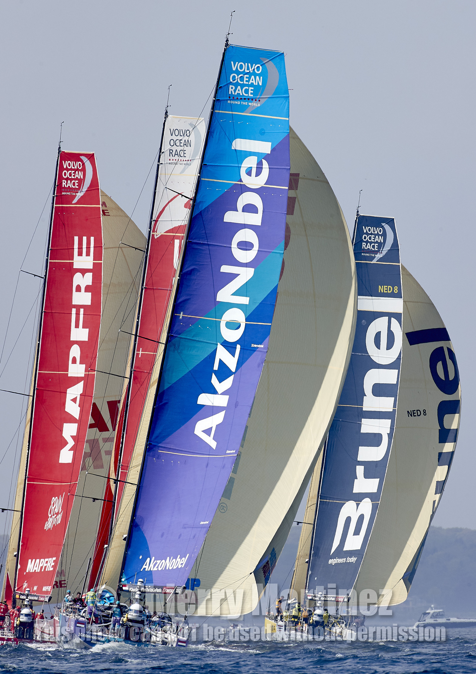 team AkzoNobel  in Volvo Ocean Race 2017-18.
