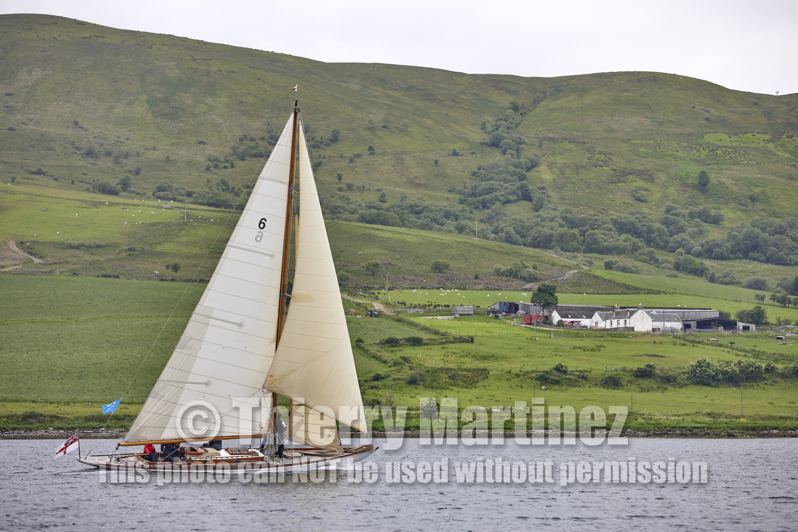 22_21541  © Thierry Martinez.FAIRLIE,SCOTLAND - UK 14th June 20222022 RICHARD MILLE FIFE REGATTA.Day 4 :ROTHESAY (ISLE OF BUTE) to PORTAVADIE.