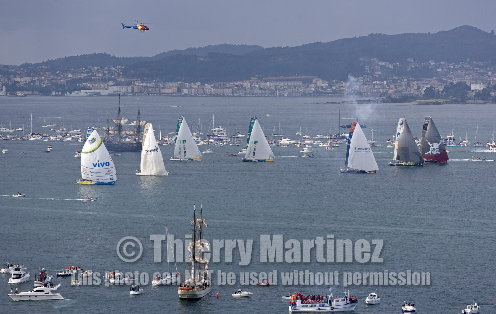 VOLVO OCEAN RACE START - VIGO-SPAIN- 12NOV 2005