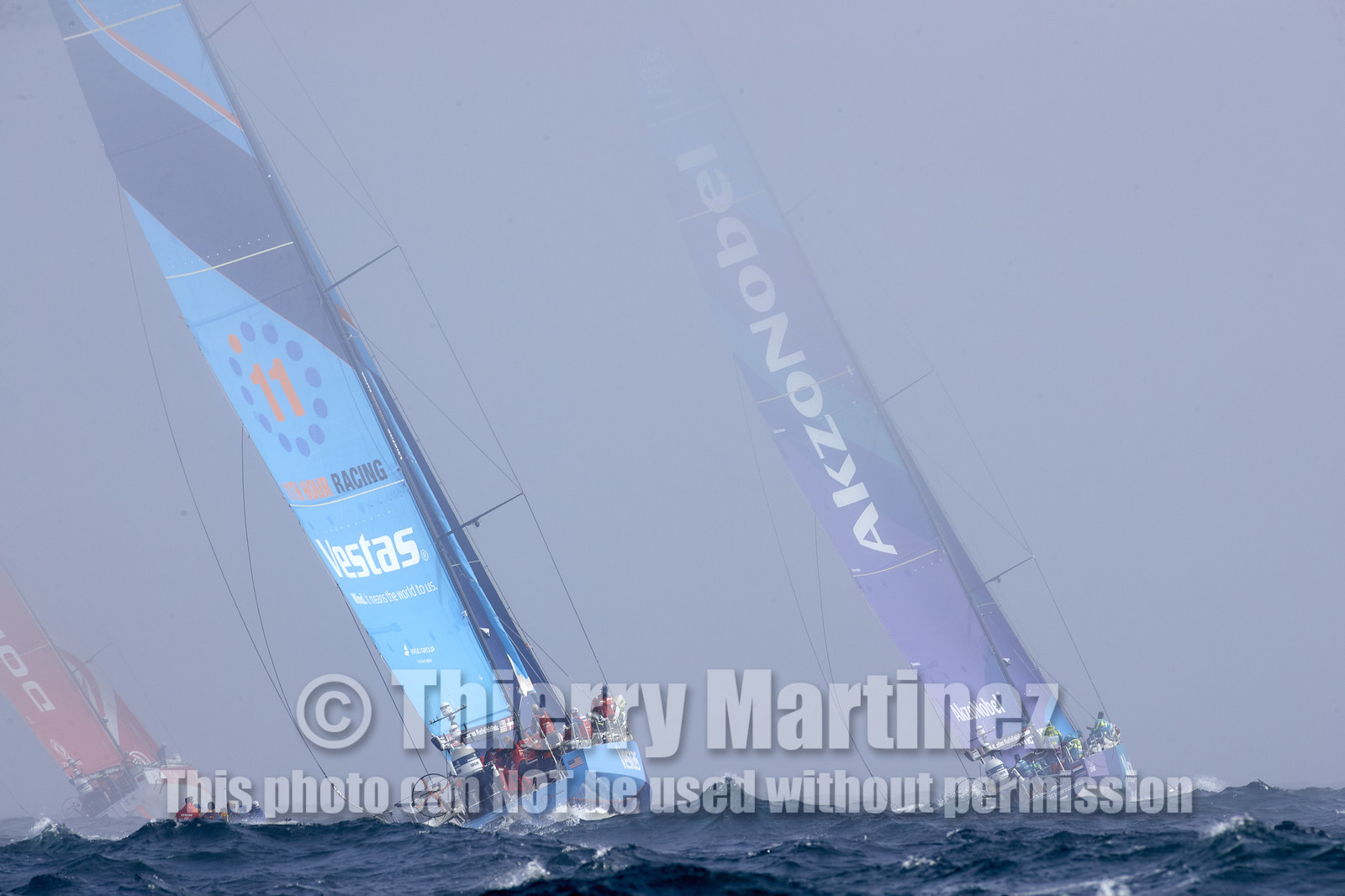team AkzoNobel  in Volvo Ocean Race 2017-18.