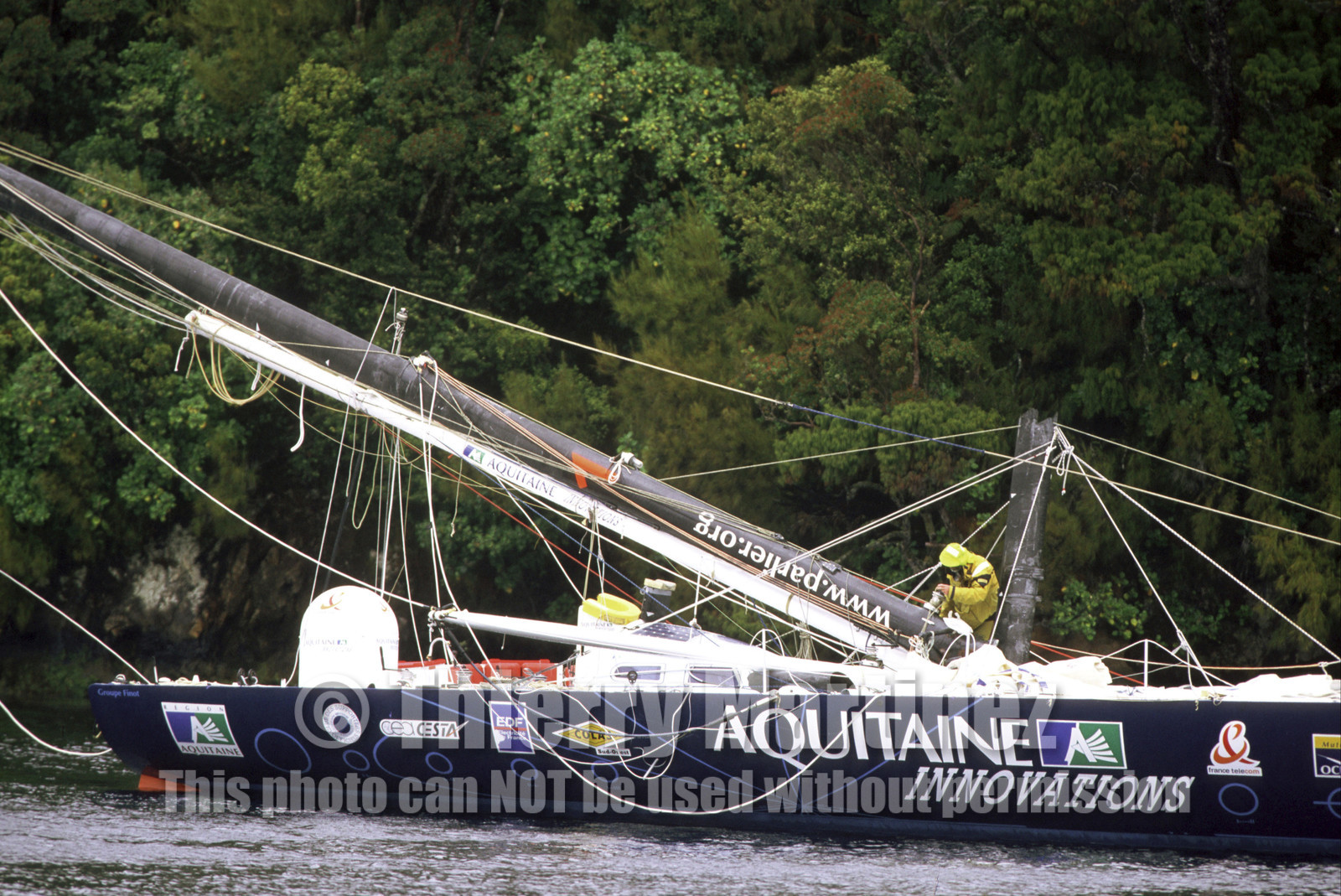 Yves Parlier (FRA) Vendée Globe 2000-01