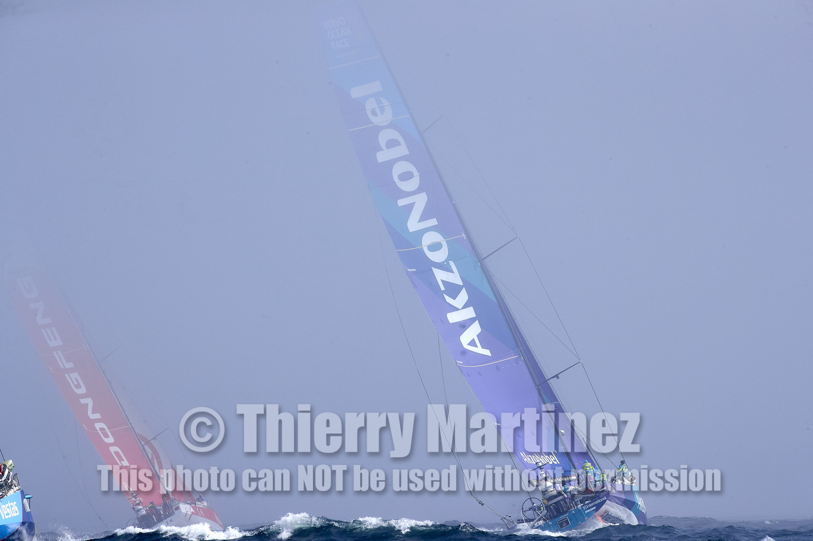 team AkzoNobel  in Volvo Ocean Race 2017-18.