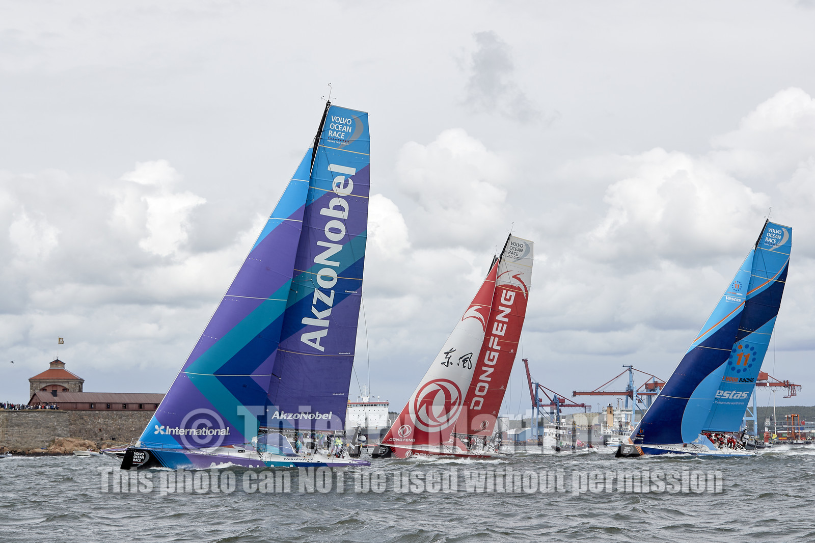 team AkzoNobel  in Volvo Ocean Race 2017-18.