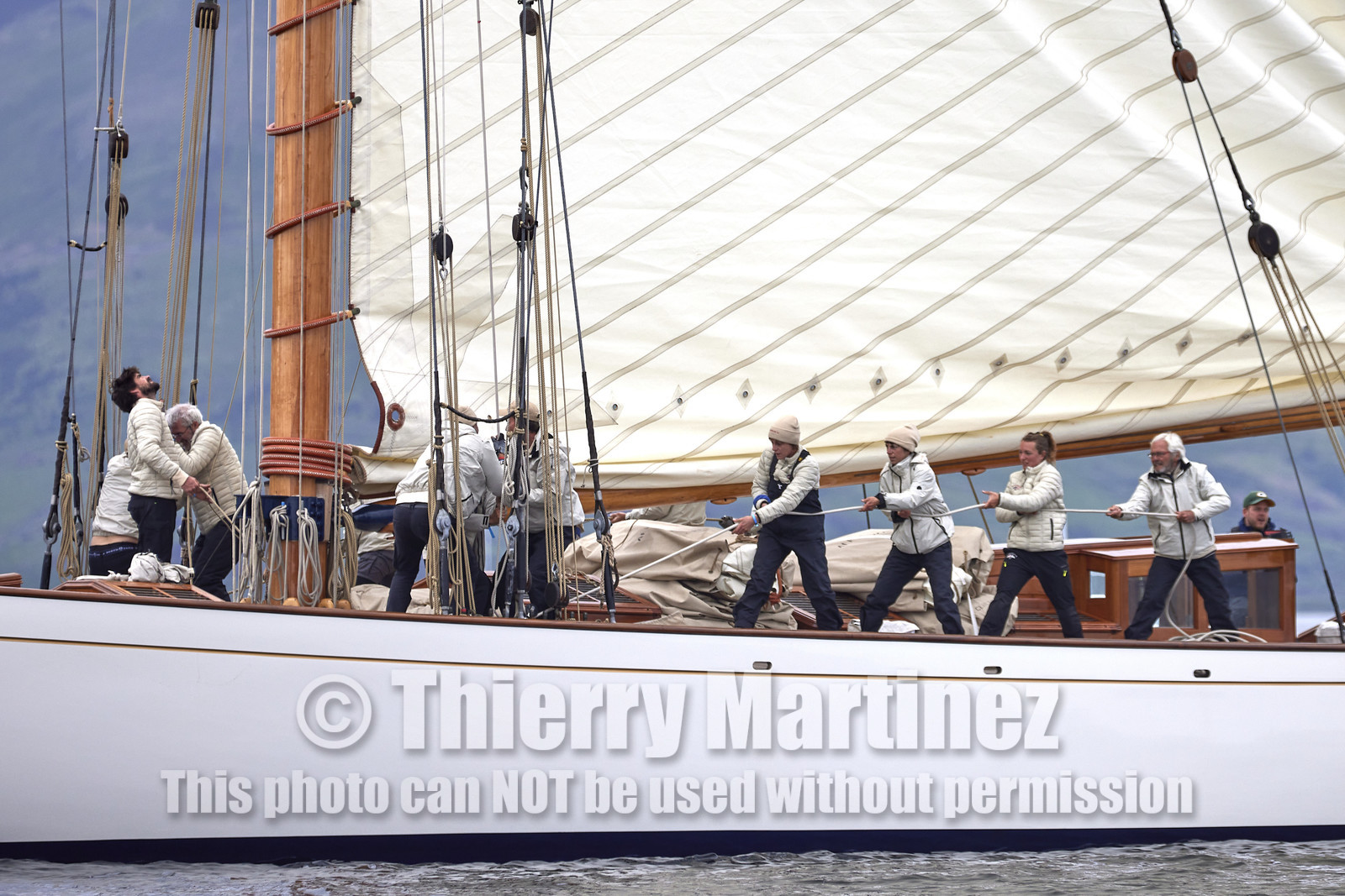 22_21440  © Thierry Martinez.FAIRLIE,SCOTLAND - UK 14th June 20222022 RICHARD MILLE FIFE REGATTA.Day 4 :ROTHESAY (ISLE OF BUTE) to PORTAVADIE.