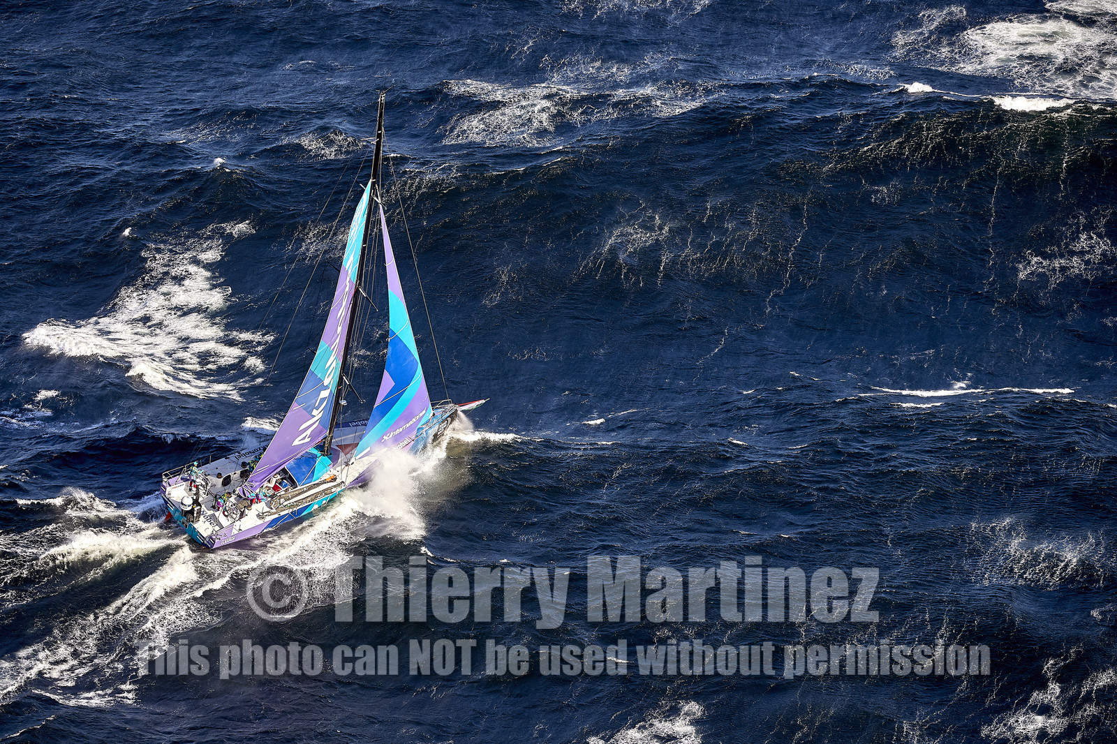 team AkzoNobel  in Volvo Ocean Race 2017-18.