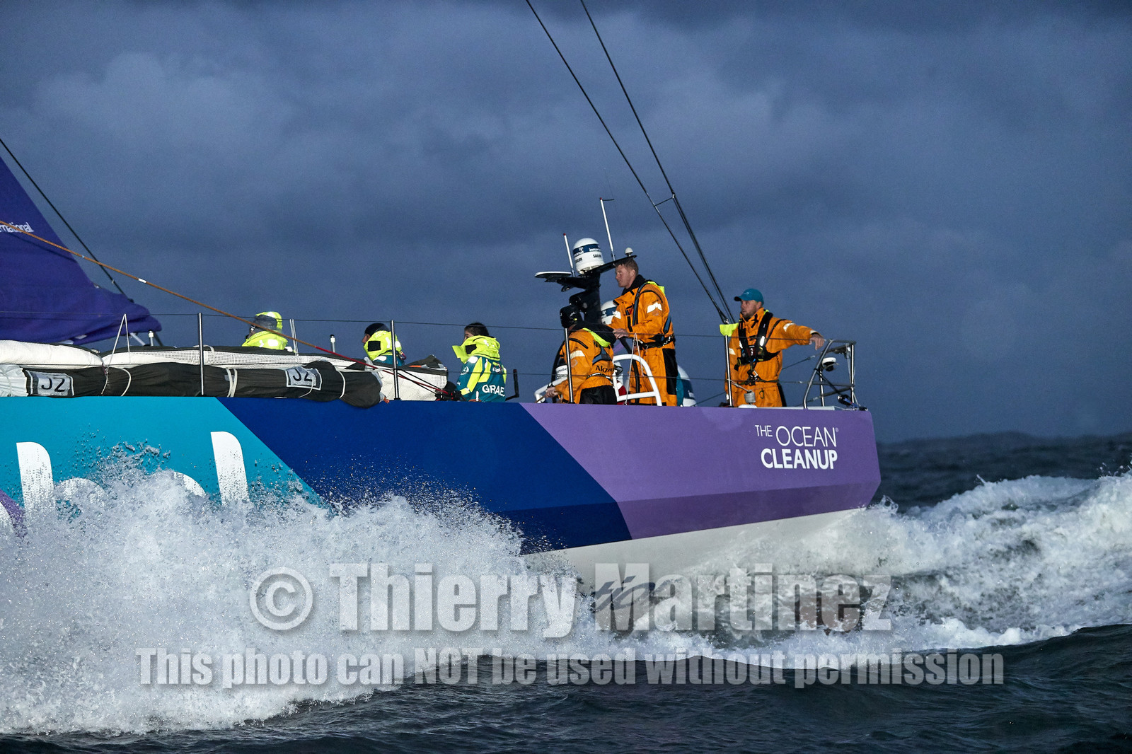 team AkzoNobel  in Volvo Ocean Race 2017-18.