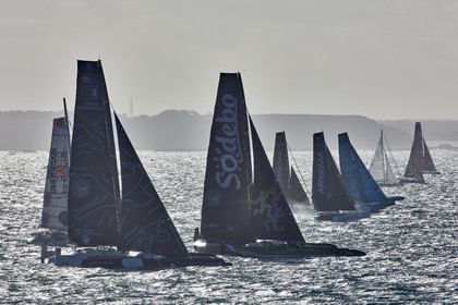 22_39010   © Thierry Martinez.DINARD, FRANCE. 9 Novembre  2022Départ de la 12éme ROUTE DU RHUM, transatlantique course à la voile en solitaire de St Malo(FRA)  à Pointe à Pitre (FRA-Guadeloupe) 3.543 milles nautiques.
