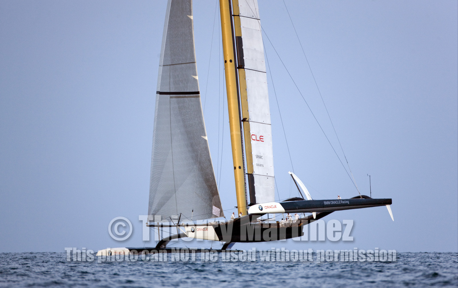 33rd  AMERICA'S CUP Valencia Spain, February 2010 - Defender:  ALINGHI (ALINGHI 5) vs Challenger : BMW Oracle Racing (USA 17)