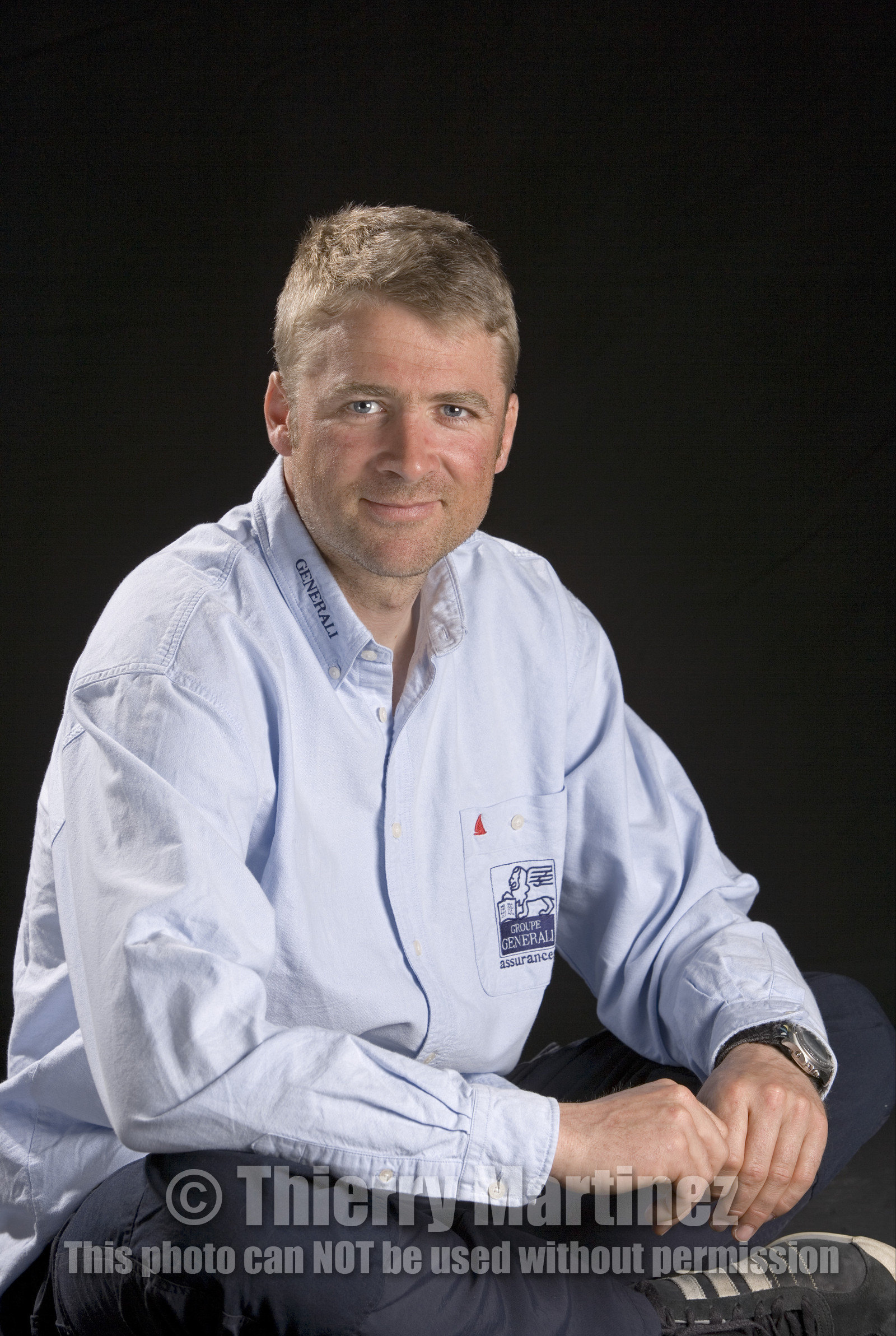 Yann Elies , skipper GENERALI IN STUDIO March 2006