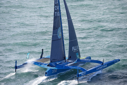 22_38858   © Thierry Martinez.DINARD, FRANCE. 9 Novembre  2022Départ de la 12éme ROUTE DU RHUM, transatlantique course à la voile en solitaire de St Malo(FRA)  à Pointe à Pitre (FRA-Guadeloupe) 3.543 milles nautiques.