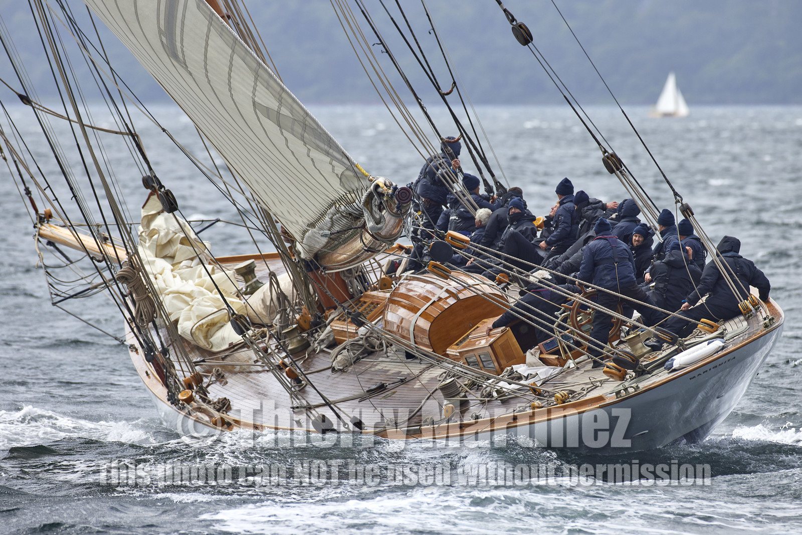 22_17006   © Thierry Martinez.FAIRLIE,SCOTLAND - UK 12th June 20222022 RICHARD MILLE FIFE REGATTA.Day 2 : LARGS to ROTHESAY