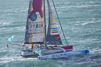 22_39218   © Thierry Martinez.DINARD, FRANCE. 9 Novembre  2022Départ de la 12éme ROUTE DU RHUM, transatlantique course à la voile en solitaire de St Malo(FRA)  à Pointe à Pitre (FRA-Guadeloupe) 3.543 milles nautiques.