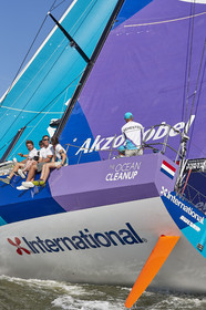 team AkzoNobel  in Volvo Ocean Race 2017-18.
