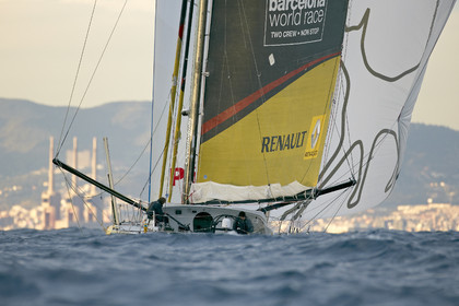 Bernard Stamm (SUI) & Jean Le Cam (FRA) winners of BWR 2014-15 on CHEMINEES POUJOULAT
