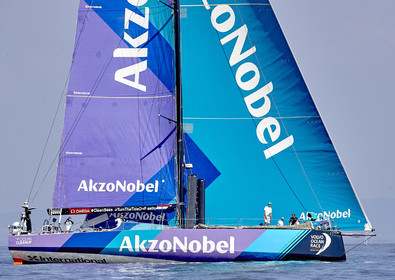 team AkzoNobel  in Volvo Ocean Race 2017-18.