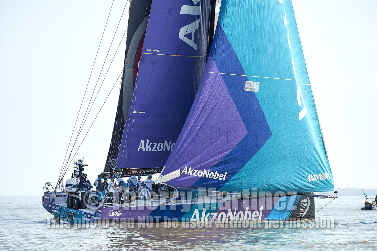 team AkzoNobel  in Volvo Ocean Race 2017-18.