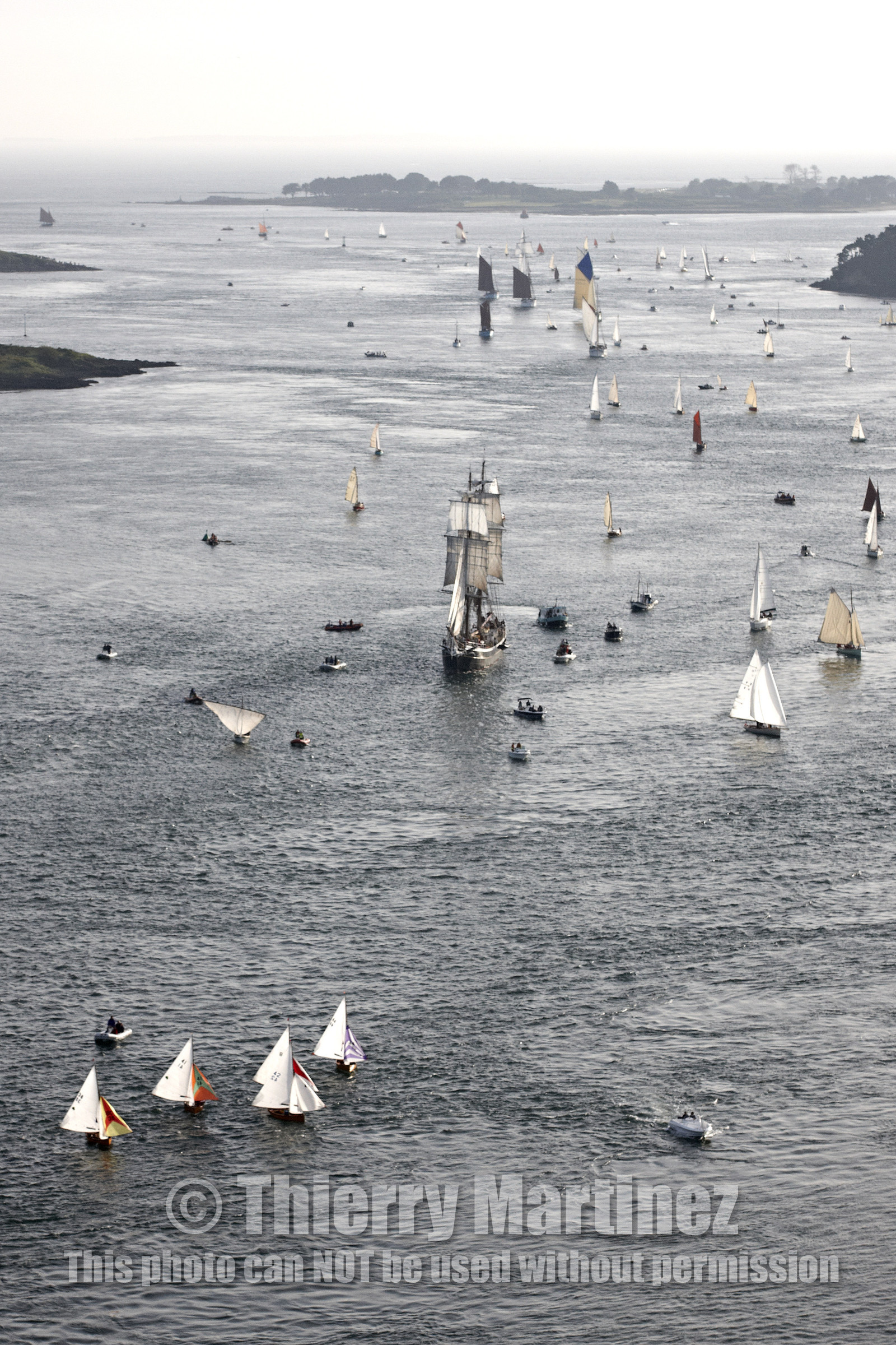 Semaine du Golfe 2015. Parade d'arrivée de la flotte.