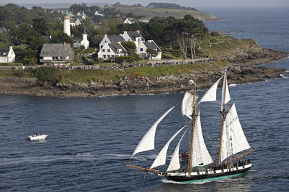 Semaine du Golfe 2015. Parade d'arrivée de la flotte.