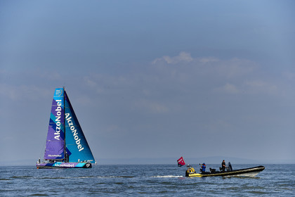 team AkzoNobel  in Volvo Ocean Race 2017-18.