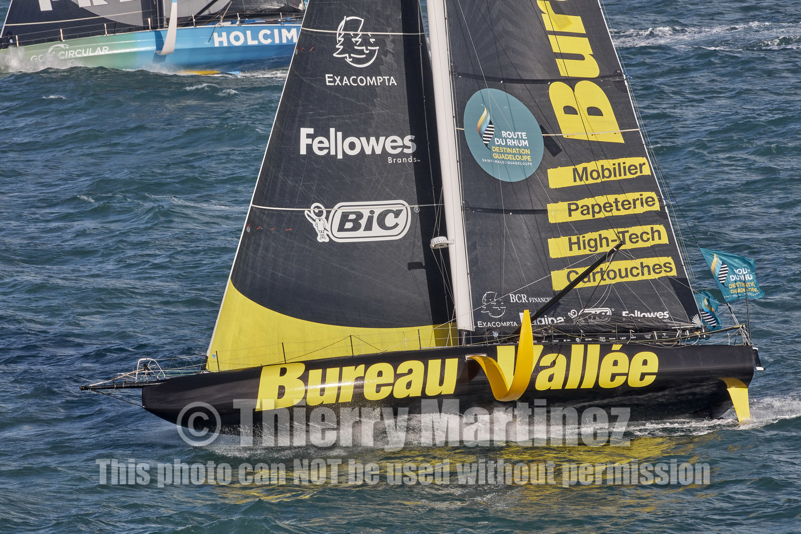22_39039   © Thierry Martinez.DINARD, FRANCE. 9 Novembre  2022Départ de la 12éme ROUTE DU RHUM, transatlantique course à la voile en solitaire de St Malo(FRA)  à Pointe à Pitre (FRA-Guadeloupe) 3.543 milles nautiques.