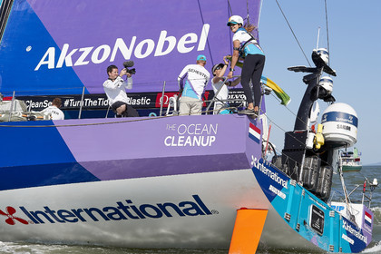 team AkzoNobel  in Volvo Ocean Race 2017-18.