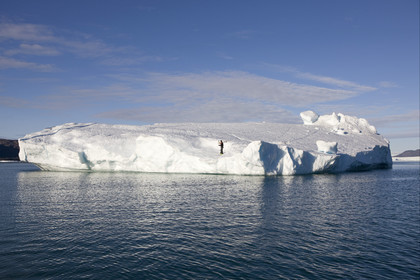 Schooner LA LOUISE sailing on west coast of Greenland.