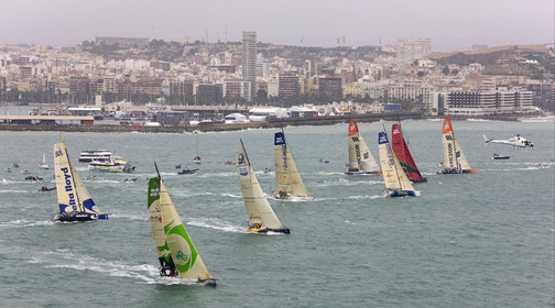 VOLVO OCEAN RACE - 2008 2009. Start Leg 1 (Alicante-ESP  Cape Town-RSA. 6500 NM).