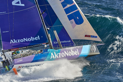 team AkzoNobel  in Volvo Ocean Race 2017-18.
