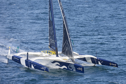 22_39868   © Thierry Martinez.DINARD, FRANCE. 9 Novembre  2022Départ de la 12éme ROUTE DU RHUM, transatlantique course à la voile en solitaire de St Malo(FRA)  à Pointe à Pitre (FRA-Guadeloupe) 3.543 milles nautiques.