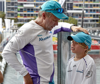 team AkzoNobel  in Volvo Ocean Race 2017-18.