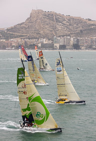 VOLVO OCEAN RACE - 2008 2009. Start Leg 1 (Alicante-ESP  Cape Town-RSA. 6500 NM).