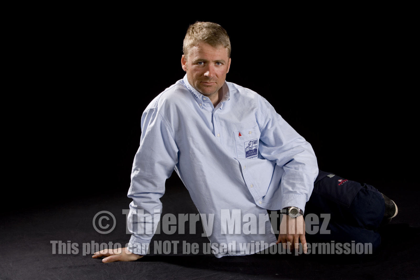 Yann Elies , skipper GENERALI IN STUDIO March 2006