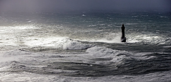Tempête Ruth pointe Bretagne. 8 Fevrier 2014