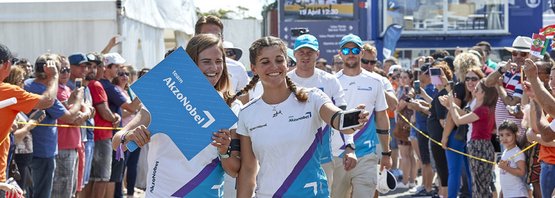 team AkzoNobel  in Volvo Ocean Race 2017-18.