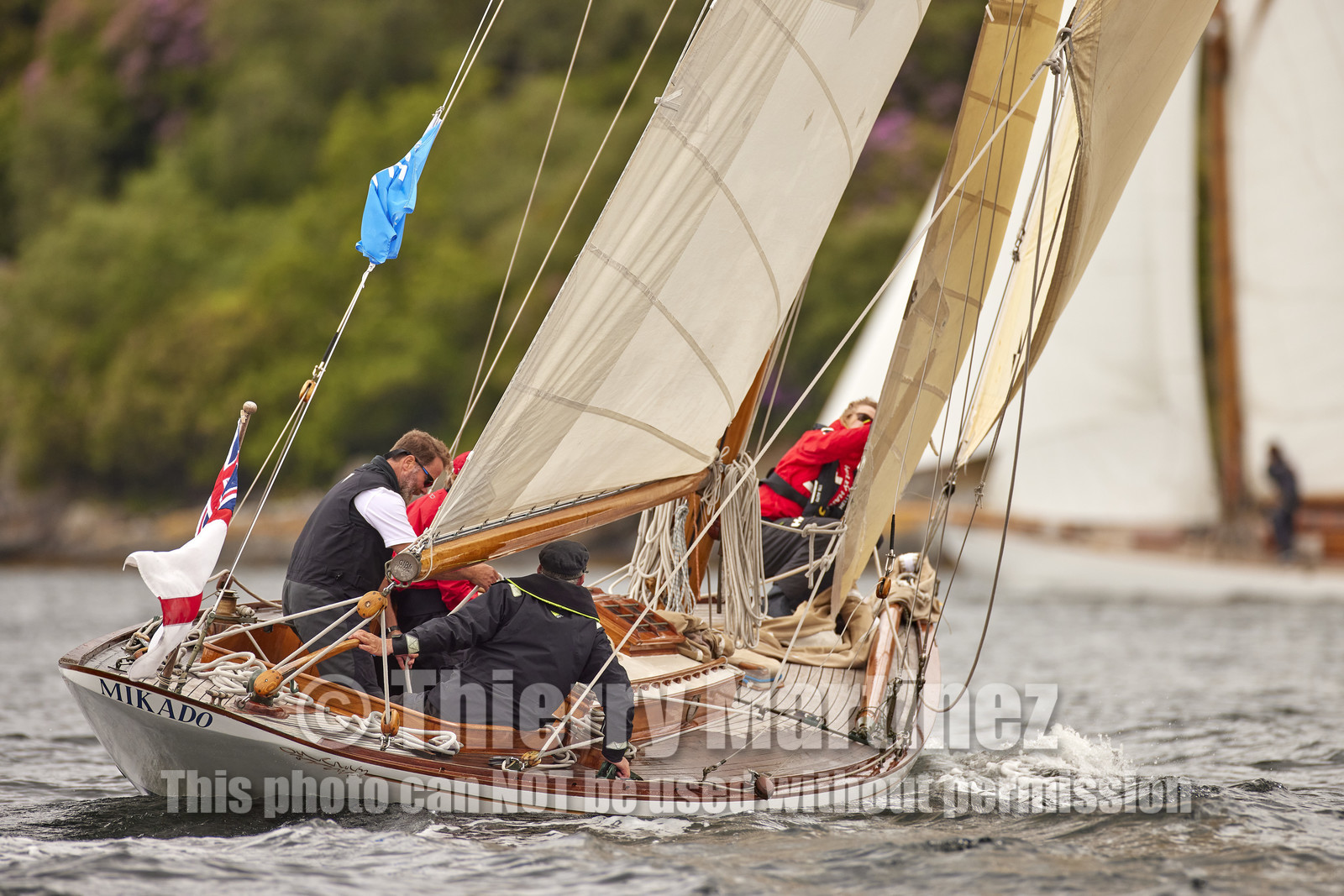 22_21946  © Thierry Martinez.FAIRLIE,SCOTLAND - UK 14th June 20222022 RICHARD MILLE FIFE REGATTA.Day 4 :ROTHESAY (ISLE OF BUTE) to PORTAVADIE.
