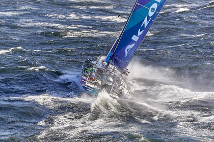 team AkzoNobel  in Volvo Ocean Race 2017-18.