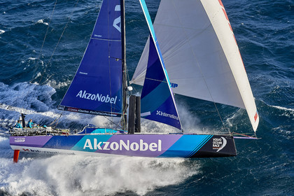 team AkzoNobel  in Volvo Ocean Race 2017-18.