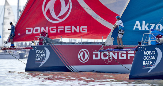 team AkzoNobel  in Volvo Ocean Race 2017-18.